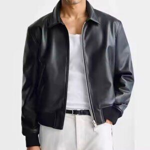 Industry Leather  Jacket (Black)